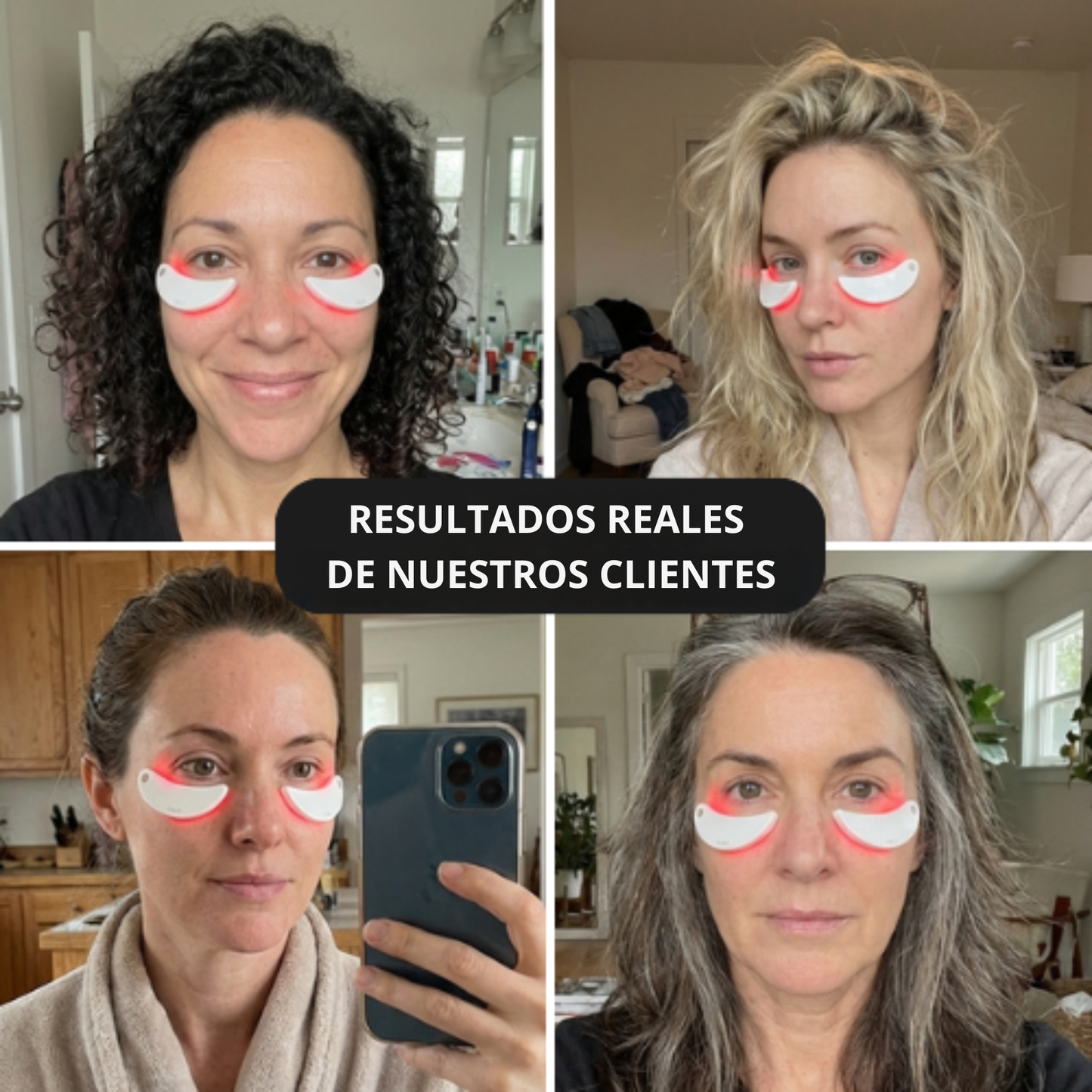 Terapia de luz roja para ojeras y arrugas